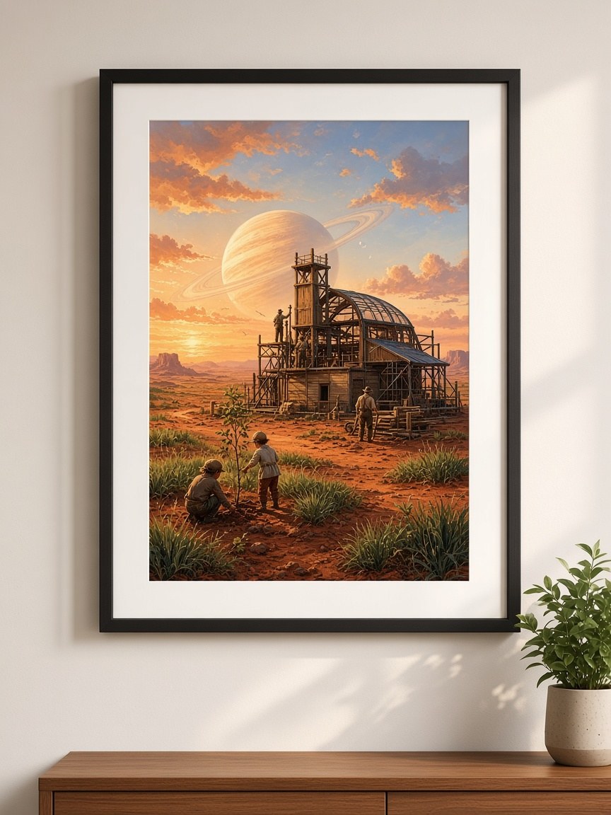 Frontier Worlds Art Print