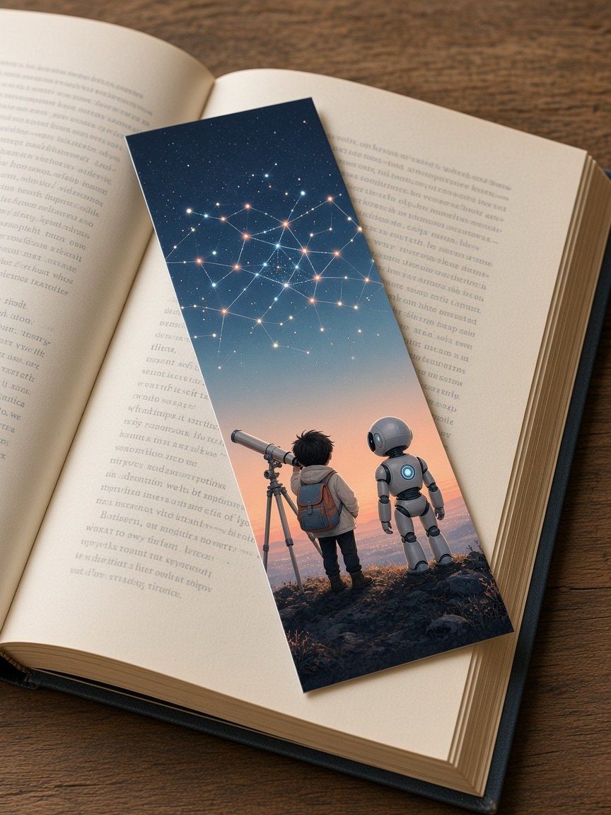 Human AI Futures Bookmark