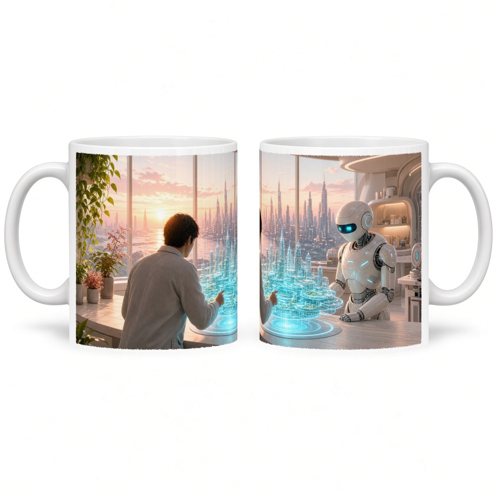Human AI Futures Mug
